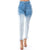 Lace Up Blue Denim Jeans | TopLine Royalty Boutique