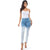 Lace Up Blue Denim Jeans | TopLine Royalty Boutique
