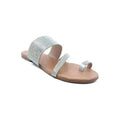 Lexi Rhinestone Toe Ring Sandal | TopLine Royalty Boutique