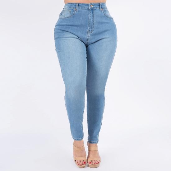 Plus Size Basic High Waist Skinny Jeans | TopLine Royalty Boutique